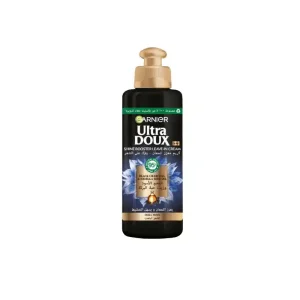 Ultra Doux Black Charcoal & Nigella Seed Oil Shine Booster Leave-In 200Ml