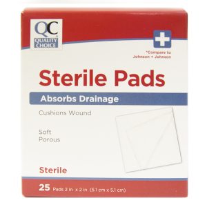 QC Sterile Pads 2″ X 2″