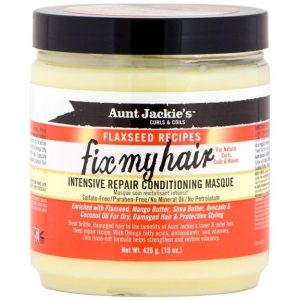 Aunt Jackie’s Flax Seed Fix My Hair Conditioning Masque 15oz